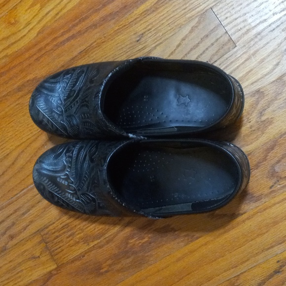Dansko Professional Clogs 39 Tooled Black - Picture 1 of 5